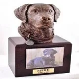 Get Labrador Retriever Dog Walnut Memorial Urn - Artful Memorial