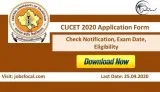 CUCET 2020 Application Form End Date Ext Check Notification Exam