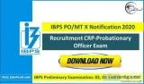 IBPS POMT X Notification 2020 &ndash21 Recruitment CRP-Probation