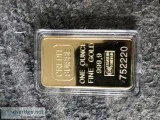 Credit Suisse one ounce fine gold 999.0