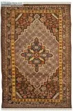 AFGHAN MEDALLION VINTAGE AFGHAN AREA RUG