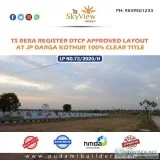 Plots As per Norms by Telangana government.