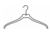 Plastic Crystal Hangers - Butler Hangers