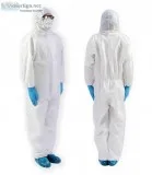 PRIVATE PROTECTIVE SUIT SAFETY GOGGLE DISPOSABLE LATEX GLOVE HAZ