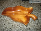 Monkeypod and Mahogany a variety of wooden serving dishes