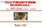JCPenney &ndash Nelco 6120 Sewing Machine Instruction Manual