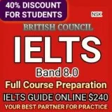 IELETS GUIDE 8 BAND. Full course Learn  from home online.