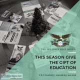 Give the Gift of Education to Yourself - Online Classes
