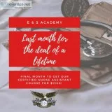Last Month to Make a Difference This Year - CNA Classes