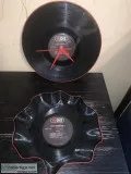 WDIZ Viny Record Clock and Bowl