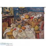 BUY THIS CEZANNE BASQUET ON TABLE BELGIAN TAPESTRY WALL HANGING