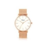 Athena White Leather Watch