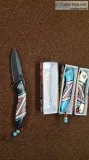 set of 3 pocket knives western type