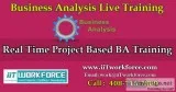 Business Analyst Real-time Project Workshop from iiT Workforce