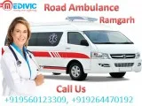 Ambulance in Ramgarh Available by Medivic Ambulance with MD Doct