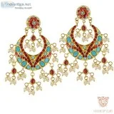 Designer Chandbali Earrings Collection at Housee of Cleeo