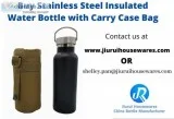 Buy Stainless Steel Insulated Water Bottle with Carry Case Bag  