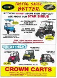 Crown View Golf Carts Have Real Air Conditioning Heat Radio and 