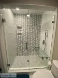 Shower glass doors