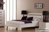 Purchase Bae White High Gloss Double Bed