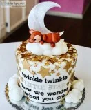 Stunning happy birthday cake with name