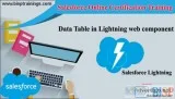 How to create Data Table in Salesforce Lightning Web Component