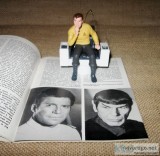 Vintage 1995 Star Trek Captain Kirk Ornament and 1980s Star Trek