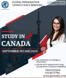 Apply study visa for Canada. September 2020 intake is open now