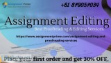 Get Upto 50% Discount on Assignment Editing Service