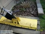 SNOW BLADE WITH WHEEL WEIGHTS