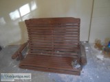 Wooden Porch Swing