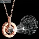 I Love You Pendant Necklace