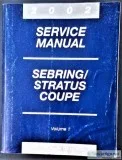 2002 Chrysler SebringStratus Coupe Repair Manual