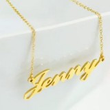 Gold Plated Name Necklace Trendy Accessory For Every Occasion