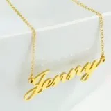 Gold Plated Name Necklace Trendy Accessory For Every Occasion