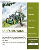 ORR s Mowing Services