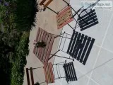 Bistro table and chairs set