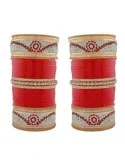 Check out this wedding season beautiful Bridal Chuda at Anuradha