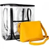 TORNABUONI 2-IN-1 CLEAR SHOULDER TOTE BAG-VB003