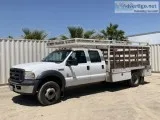 2006 FORD F550 CREW CAB FLATBED TRUCK 14107202