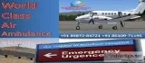 ICU Standard Setup in Flight by World Class Air Ambulance Servic