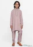 MAUVE THREADED SALWAR SUIT