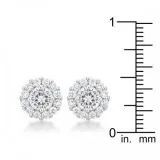 BELLA BRIDAL EARRINGS IN CLEAR