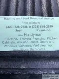Handyman junk removal services