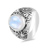 MOONSTONE RING-ANCIENT WISDOM