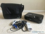 Projector Epson H429A LCD with Screen and More