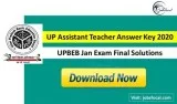 UP Assistant Teacher Answer Key 2020 (69000) UPBEB Jan Exam Fina