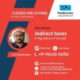 CA Classes For Final (Video and Online Classes)