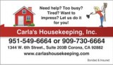 Housekeepers and babysitter Call us 951-549-6664