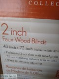 FAUX WOOD BLINDS